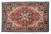 HAND-TIED PERSIAN HERIZ RUG, 5