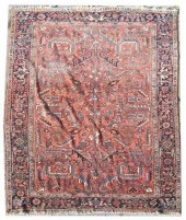 HAND-TIED PERSIAN HERIZ RUG, 9