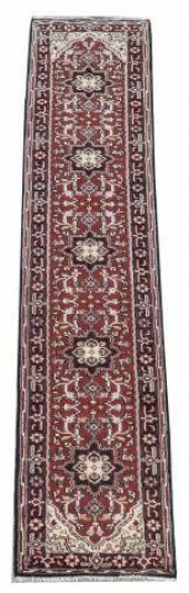 HAND-TIED PERSIAN HERIZ RUNNER