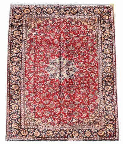 HAND-TIED PERSIAN ISFAHAN RUG,