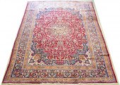 HAND-TIED PERSIAN ISFAHAN RUG,