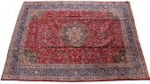 HAND-TIED PERSIAN ISFAHAN RUG,