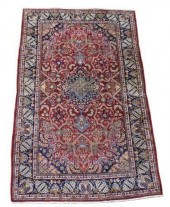 HAND-TIED PERSIAN ISFAHAN RUG,