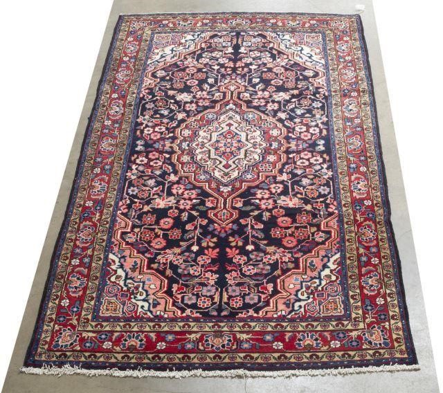 HAND-TIED PERSIAN JOZAN RUG, 9'8" X