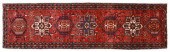 HAND-TIED PERSIAN KARAJA RUNNE