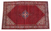 HAND-TIED PERSIAN KASHAN RUG,