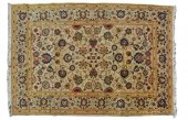 HAND-TIED PERSIAN KASHAN RUG,