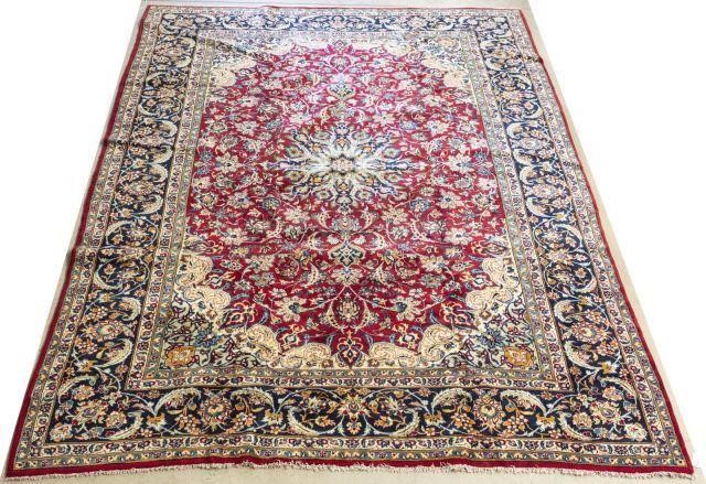 HAND-TIED PERSIAN KASHMIR RUG,