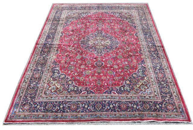 HAND-TIED PERSIAN KASHMIR RUG,