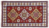 HAND-TIED PERSIAN KAZAK RUG, 6