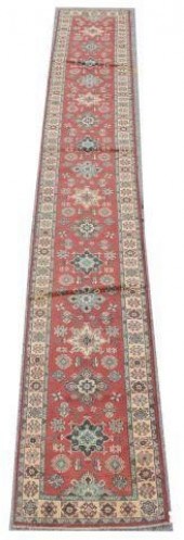 HAND-TIED PERSIAN KAZAK RUNNER