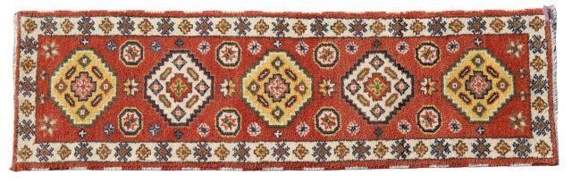 HAND-TIED PERSIAN KAZAK RUNNER,
