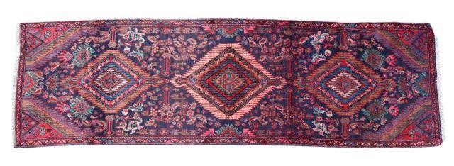 HAND-TIED PERSIAN KAZAK RUNNER,