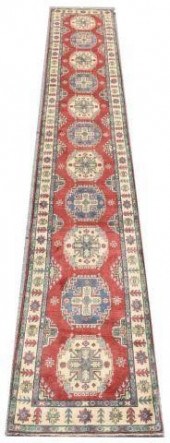 HAND-TIED PERSIAN KAZAK RUNNER