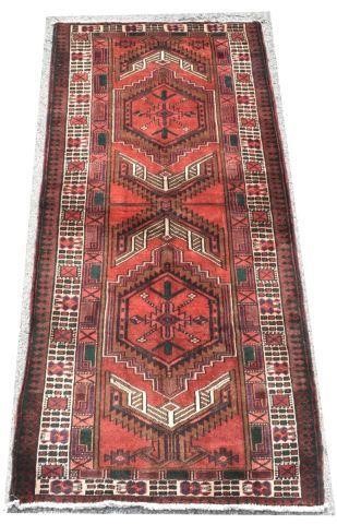 HAND-TIED PERSIAN KAZAK RUNNER RUG,