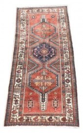 HAND-TIED PERSIAN KAZAK RUNNER
