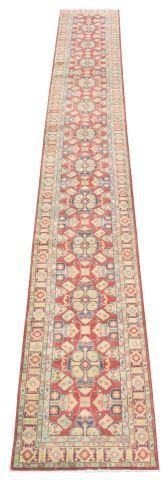 HAND-TIED PERSIAN KAZAK RUNNER RUG,