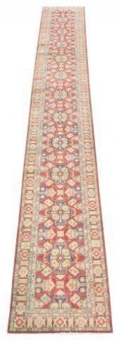 HAND-TIED PERSIAN KAZAK RUNNER