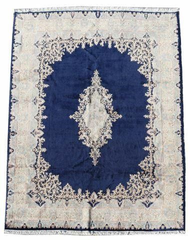 HAND-TIED PERSIAN KERMAN RUG,