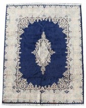 HAND-TIED PERSIAN KERMAN RUG,