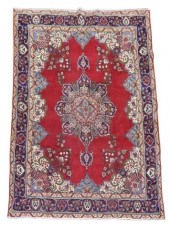 HAND-TIED PERSIAN KERMAN RUG,
