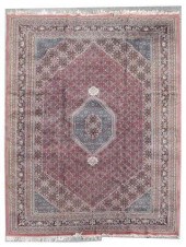 HAND-TIED PERSIAN KERMAN RUG,