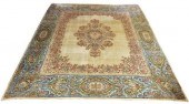 HAND-TIED PERSIAN KERMAN RUG,