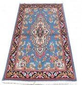 HAND-TIED PERSIAN KERMAN RUG,