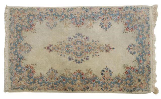 HAND-TIED PERSIAN KERMAN RUG,