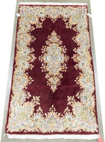 HAND-TIED PERSIAN KERMAN RUG,