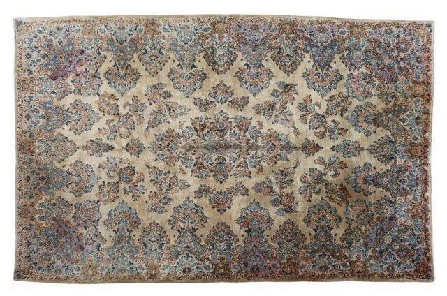 HAND-TIED PERSIAN KERMAN RUG,