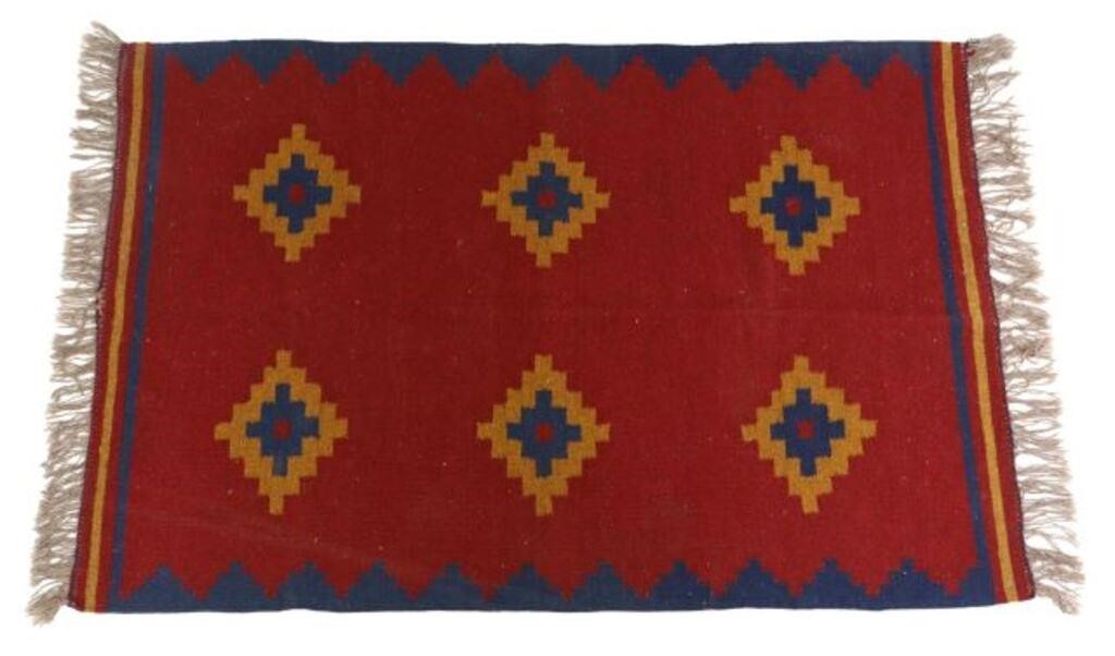 HAND-TIED PERSIAN KILIM RUG,