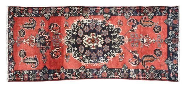 HAND-TIED PERSIAN KOLIA RUNNER,