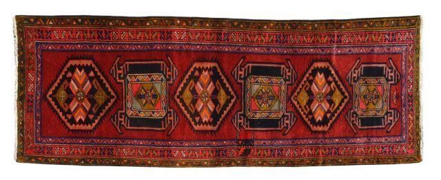 HAND-TIED PERSIAN KOLIA RUNNER,