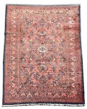 HAND-TIED PERSIAN LILIHAN RUG,