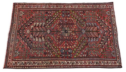HAND-TIED PERSIAN LILIHAN RUG,