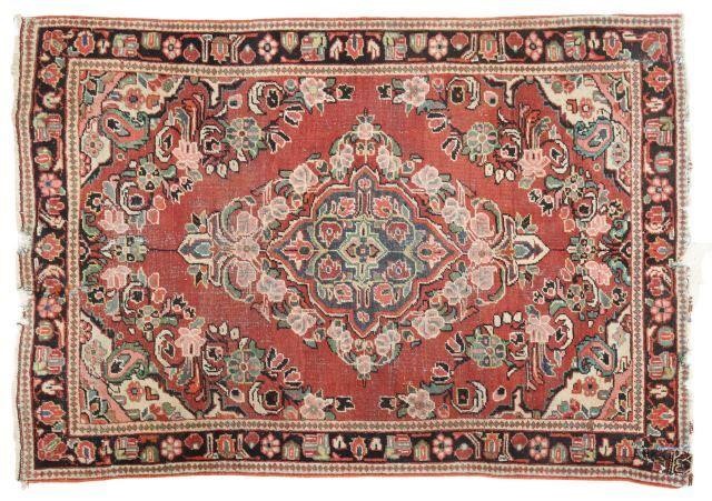 HAND-TIED PERSIAN LILIHAN RUG, 6'4"