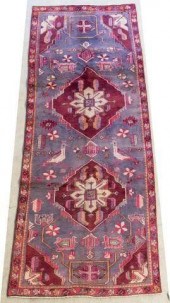 HAND-TIED PERSIAN LORI RUNNER