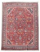 HAND-TIED PERSIAN MAHAL RUG, 1
