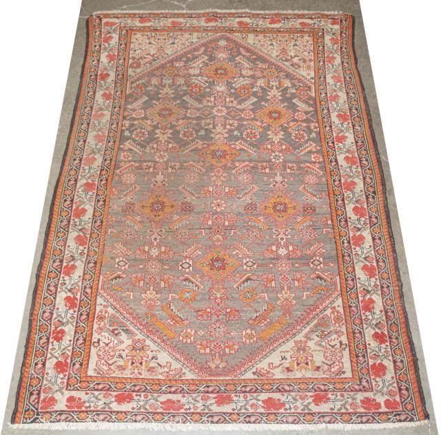 HAND-TIED PERSIAN MALAYER RUG, 6'3"