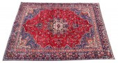 HAND-TIED PERSIAN MASHAD RUG,