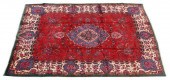 HAND-TIED PERSIAN MASHAD RUG,