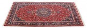 HAND-TIED PERSIAN MASHAD RUG,