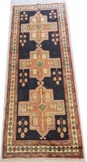 HAND-TIED PERSIAN MESHKIN FLOO