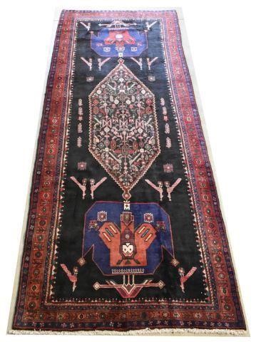 HAND-TIED PERSIAN MESHKIN RUG,