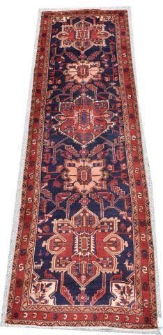 HAND-TIED PERSIAN MESHKIN RUNNER,