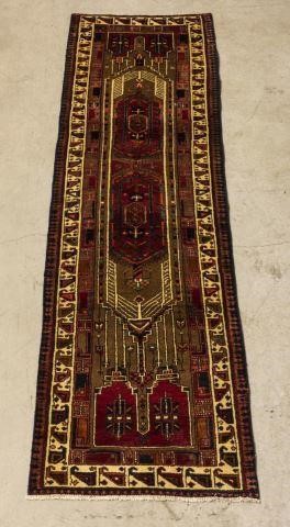 HAND-TIED PERSIAN MESHKIN RUNNER