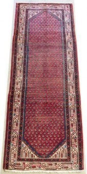 HAND-TIED PERSIAN MIR RUNNER R