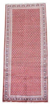 HAND-TIED PERSIAN MIR RUNNER R