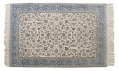 HAND-TIED PERSIAN NAIN RUG, 6'